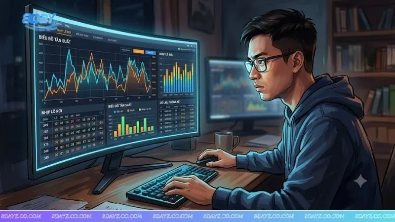 Áp dụng bí quyết song thủ lô là gì cách chọn cặp số dựa trên biểu đồ tần suất nhịp lô