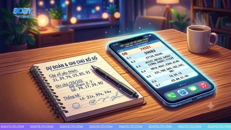 Gợi ý song thủ lô là gì cách chọn cặp số hiệu quả trên điện thoại và sổ tay ghi chép